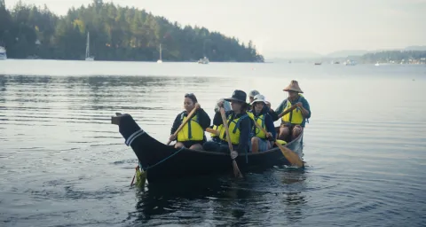 people on a boat